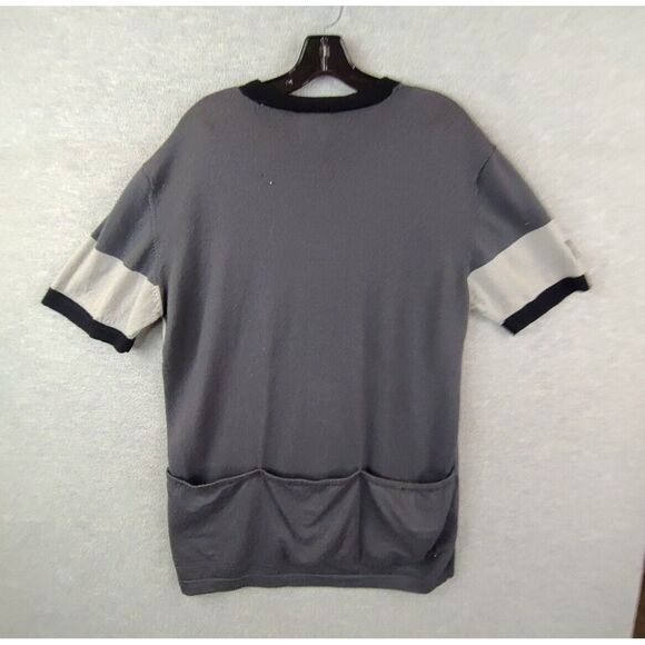 Fox Racing Womens Sweater Extra Large Gray Spellout 100% Merino Wool Base Flaw - Picture 11 of 14